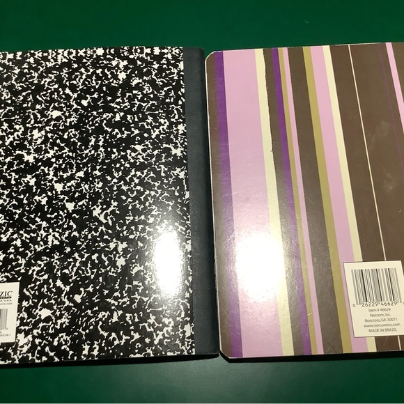 Composition Notebook Set - Black and Pink Stripes - Picture 3 of 3